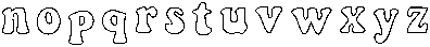 Cherry Crumb _ Outline Regular otf (400) Font LOWERCASE
