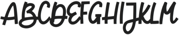 Cherry Pink Regular otf (400) Font UPPERCASE