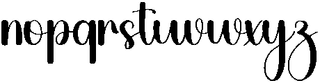 Cherry Regular otf (400) Font LOWERCASE