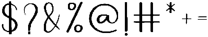 Cherry Regular otf (400) Font OTHER CHARS
