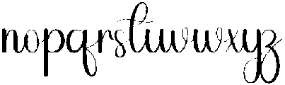 Cherry Regular otf (400) Font LOWERCASE