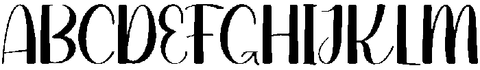 Cherry Regular otf (400) Font UPPERCASE