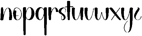 Cherry Regular otf (400) Font LOWERCASE