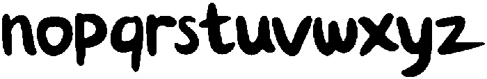 CherryRush-Regular otf (400) Font LOWERCASE