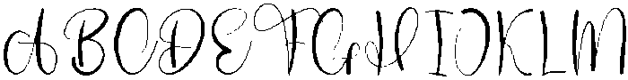 Cherrybelle Regular otf (400) Font UPPERCASE
