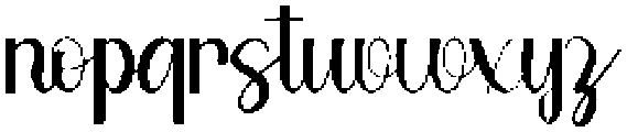 Cherrybelle Regular otf (400) Font LOWERCASE