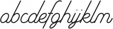 Chesapeake Script otf (400) Font LOWERCASE