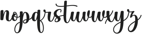 ChesterScript-Regular otf (400) Font LOWERCASE