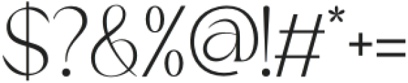 Chestra-Regular otf (400) Font OTHER CHARS