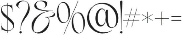 Chevani Regular otf (400) Font OTHER CHARS