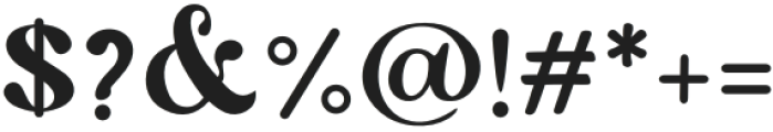 Chevita Regular otf (400) Font OTHER CHARS