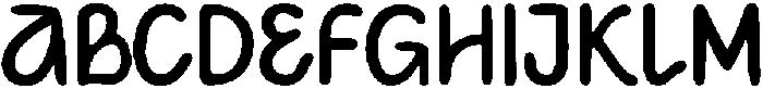 Chewy Pie Regular otf (400) Font UPPERCASE