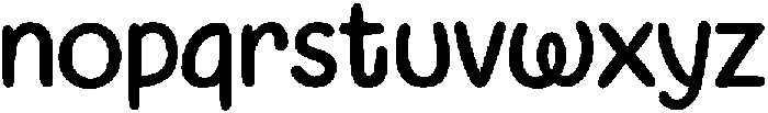 Chewy Pie Regular otf (400) Font LOWERCASE