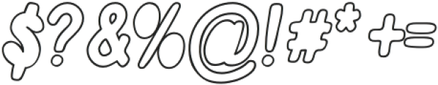 ChewyGummy-Regular otf (400) Font OTHER CHARS
