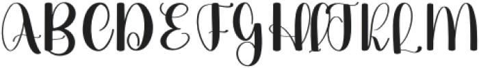 Chibby Regular otf (400) Font UPPERCASE