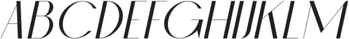 Chic-Italic otf (400) Font UPPERCASE