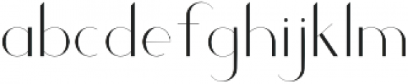 Chic Sans Serif Regular otf (400) Font LOWERCASE