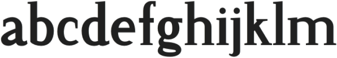 Chic and Stylish Bold otf (700) Font LOWERCASE