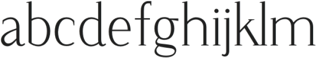 Chic and Stylish Extra Light otf (200) Font LOWERCASE