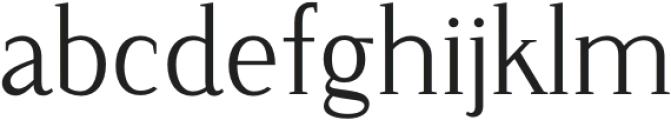 Chic and Stylish Light otf (300) Font LOWERCASE