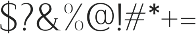 Chic and Stylish Regular ttf (400) Font OTHER CHARS