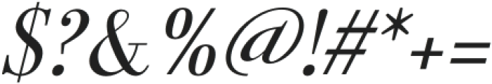 ChicStyle-Italic otf (400) Font OTHER CHARS
