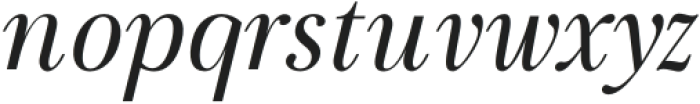 ChicStyle-Italic otf (400) Font LOWERCASE