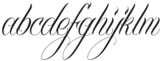 Chica Regular otf (400) Font LOWERCASE