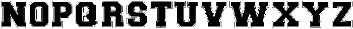 Chicago Bulls Regular otf (400) Font LOWERCASE