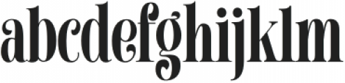 Chicago Darling Serif Bold otf (700) Font LOWERCASE