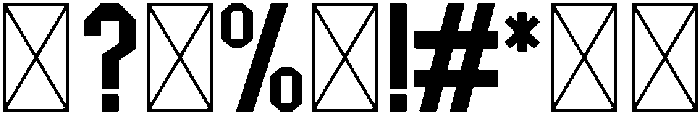 Chicago Regular otf (400) Font OTHER CHARS