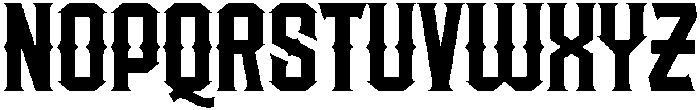 Chicago Regular otf (400) Font UPPERCASE