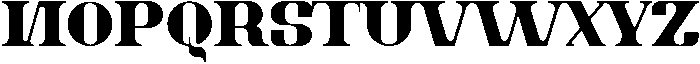Chicago otf (400) Font UPPERCASE