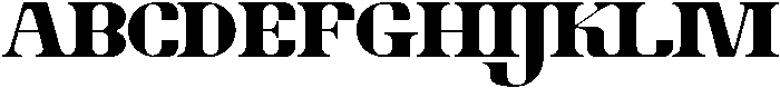 Chicago otf (400) Font UPPERCASE