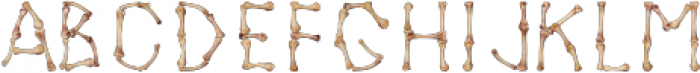 Chicken Bone Regular otf (400) Font UPPERCASE