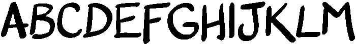 Chicken Scratch Regular otf (400) Font UPPERCASE