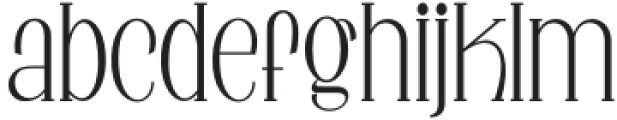 Chicxulub-Regular otf (400) Font LOWERCASE