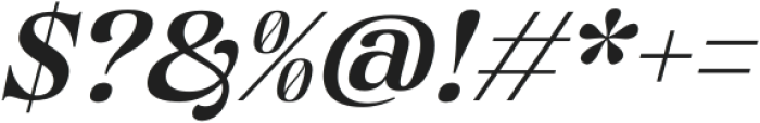 Chiefland Medium Italic otf (500) Font OTHER CHARS