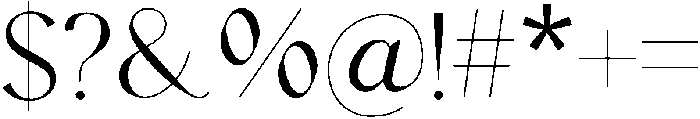 Chiffon Regular otf (400) Font OTHER CHARS