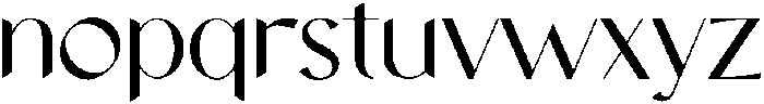 Chiffon Regular otf (400) Font LOWERCASE