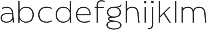 Chigel Light otf (300) Font LOWERCASE