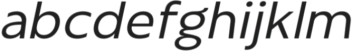 Chigel Medium Slanted otf (500) Font LOWERCASE