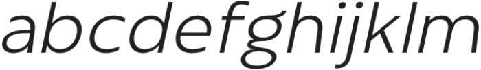 Chigel Slanted otf (400) Font LOWERCASE