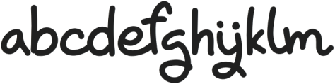 Chik Pik Regular otf (400) Font LOWERCASE