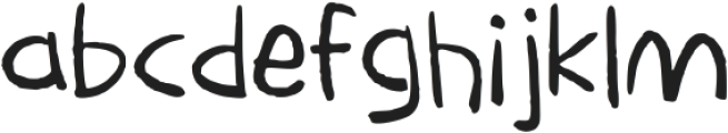 Child Pencila Regular otf (400) Font LOWERCASE