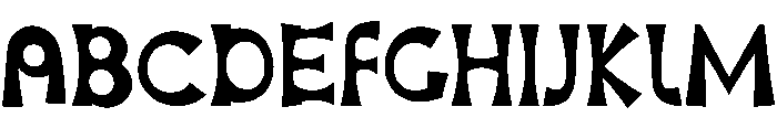 Childish Regular otf (400) Font UPPERCASE