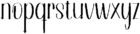 Children Regular otf (400) Font LOWERCASE