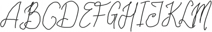 Children Signature otf (400) Font UPPERCASE