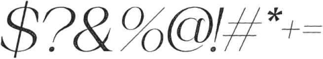 Chilia Stamp Italic otf (400) Font OTHER CHARS