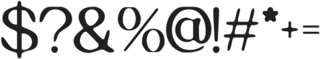 ChiliaBlur-Regular otf (400) Font OTHER CHARS